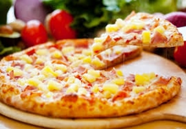 Hawaiian Luau Pizza.