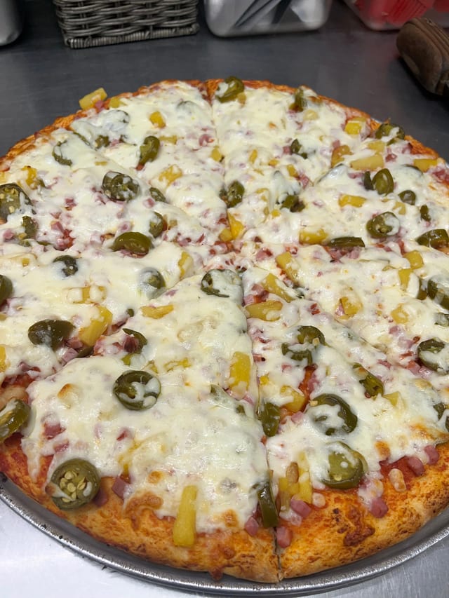 Maui Volcano Pizza.