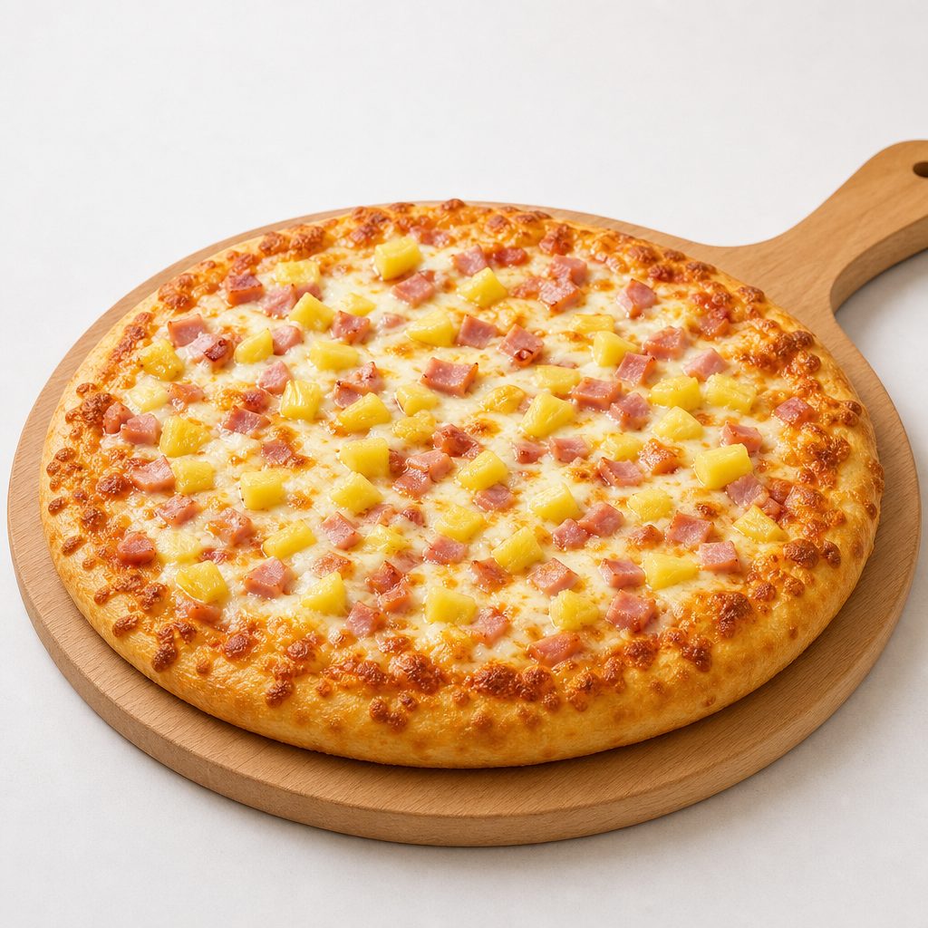Hawaiian Luau Pizza.
