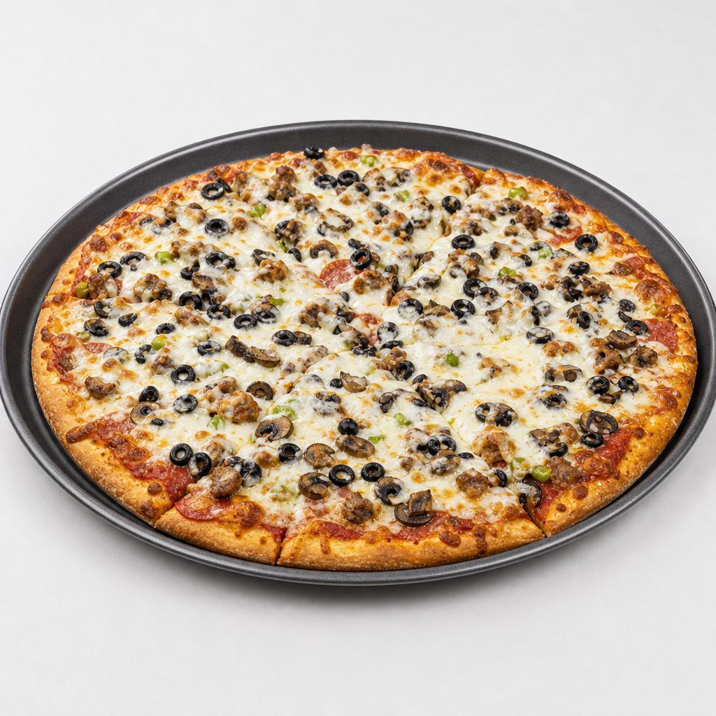 Deluxe Pie Pizza.
