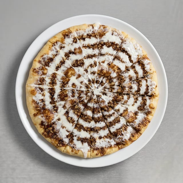 Cinnamon Strudel Pizza.